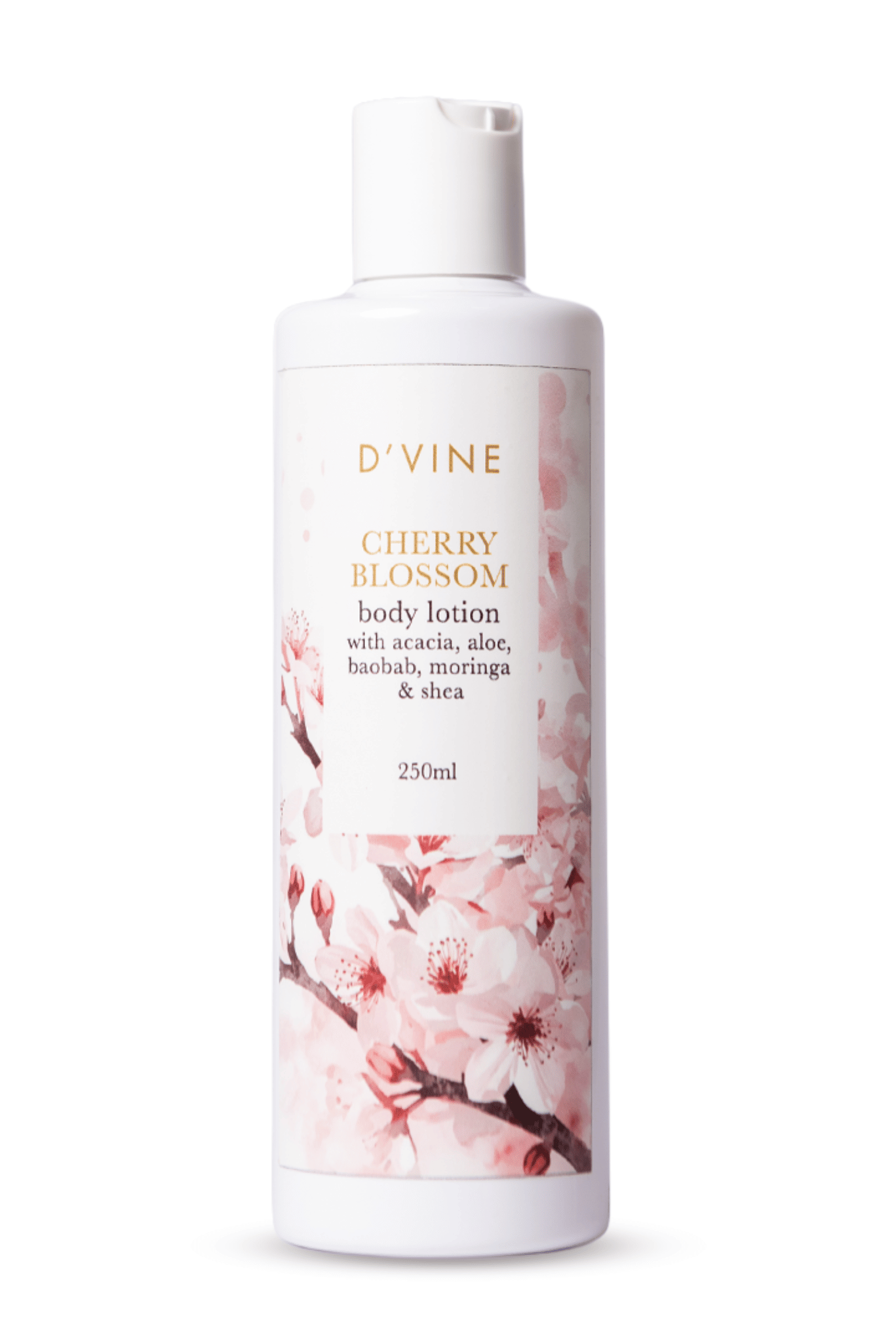 D'vine Cherry Blossom & Baobab Body Lotion 250ml