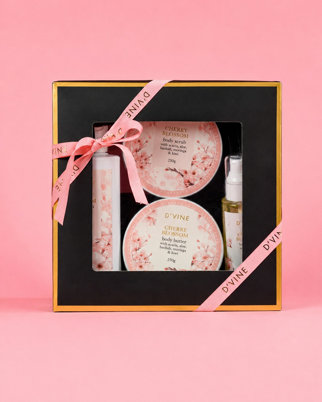 D'vine Cherry Blossom & Baobab Large Gift Set 250g