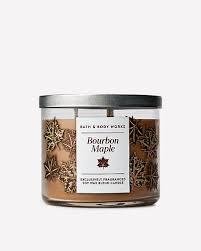 Bath & Body Works Bourbon Maple 3-Wick Candle