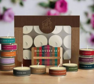 The Gift Barn Discovery Collection Tea Lights Set