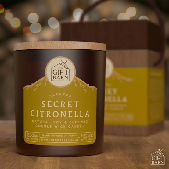 The Gift Barn Secret Citronella Double wicks