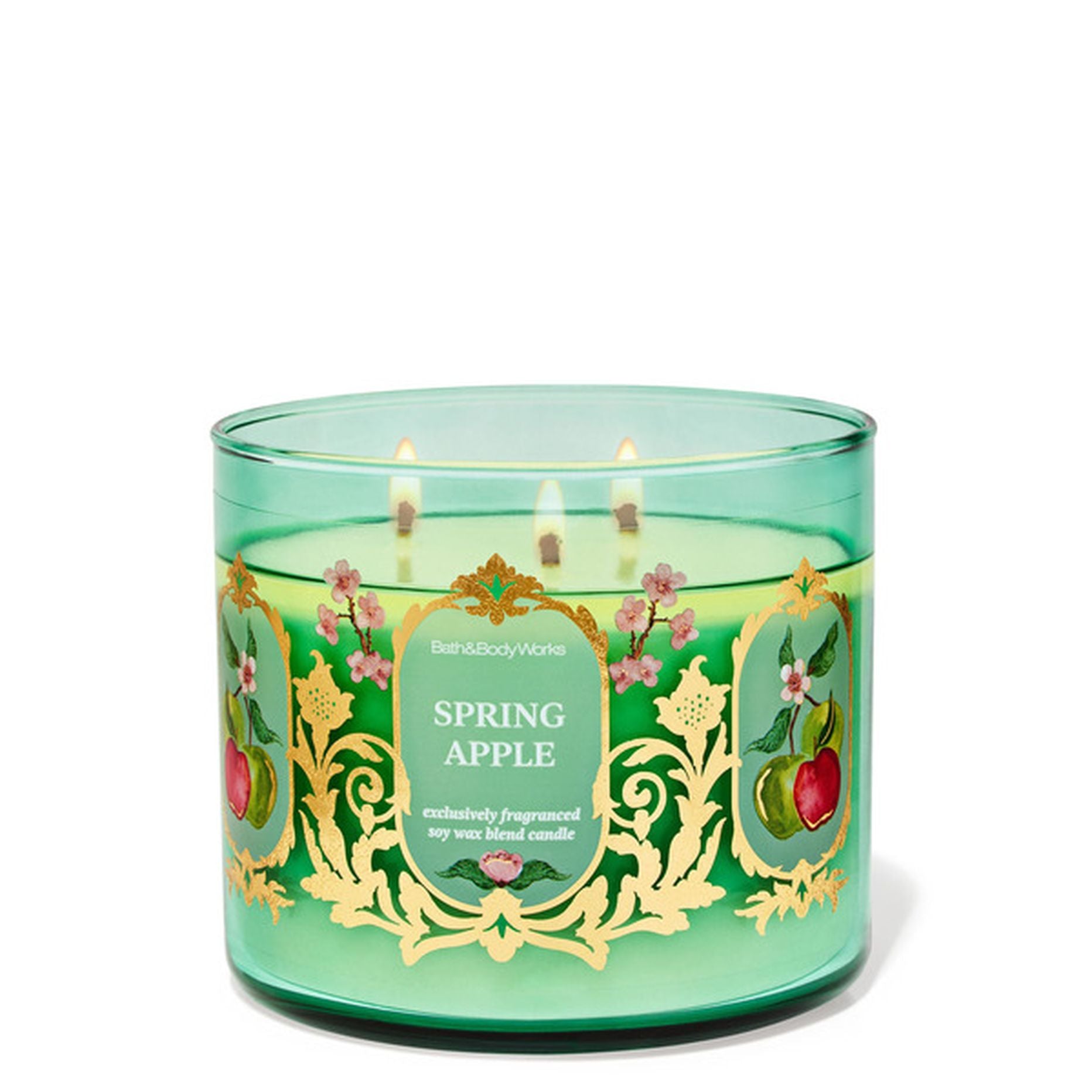 Bath & Body Works Spring Apple 3 Wick candles