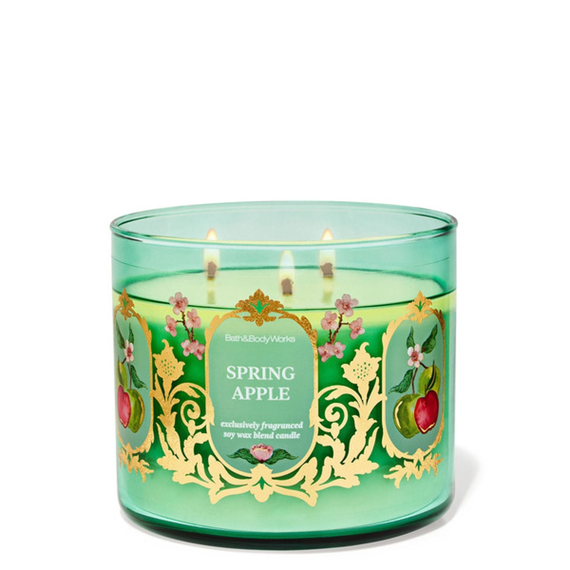 Bath & Body Works Spring Apple 3 Wick candles
