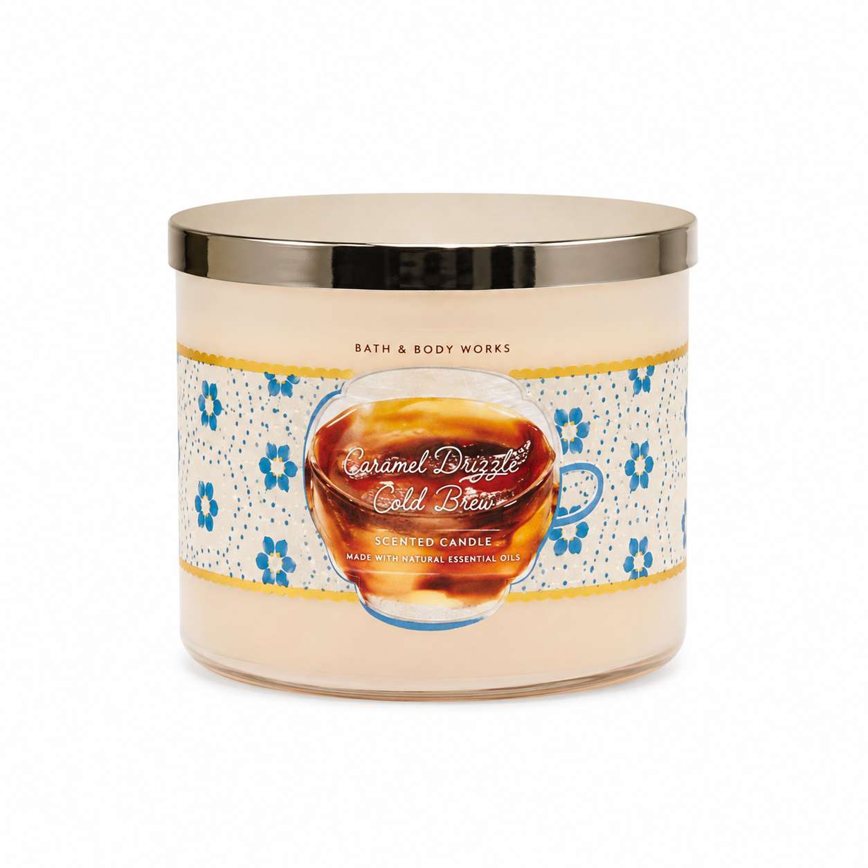 Bath & Body Works White Caramel Cold Brew 3 Wick candles