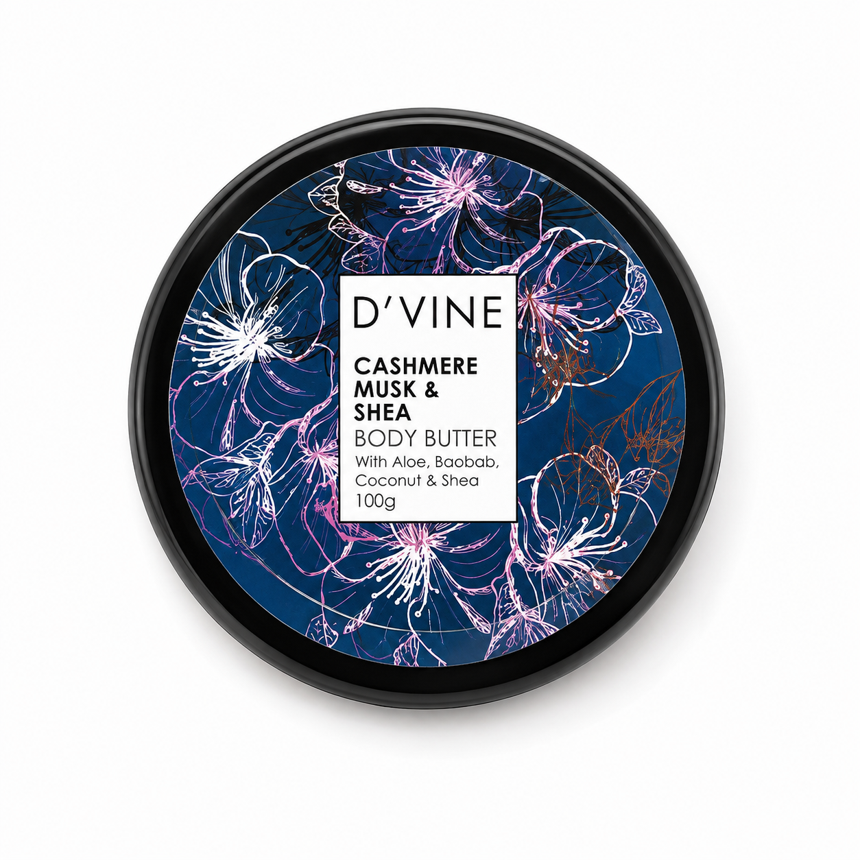 D'vine Cashmere Musk 100g Body Butter