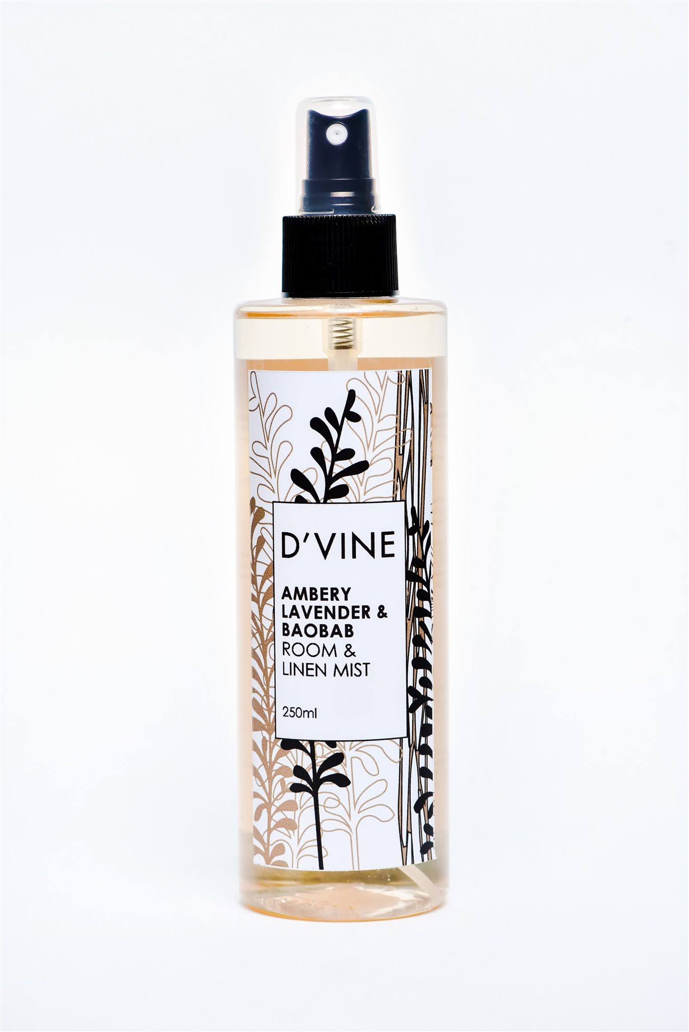 D'vine Amber & Lavender Room/ Linen Mists 250ml