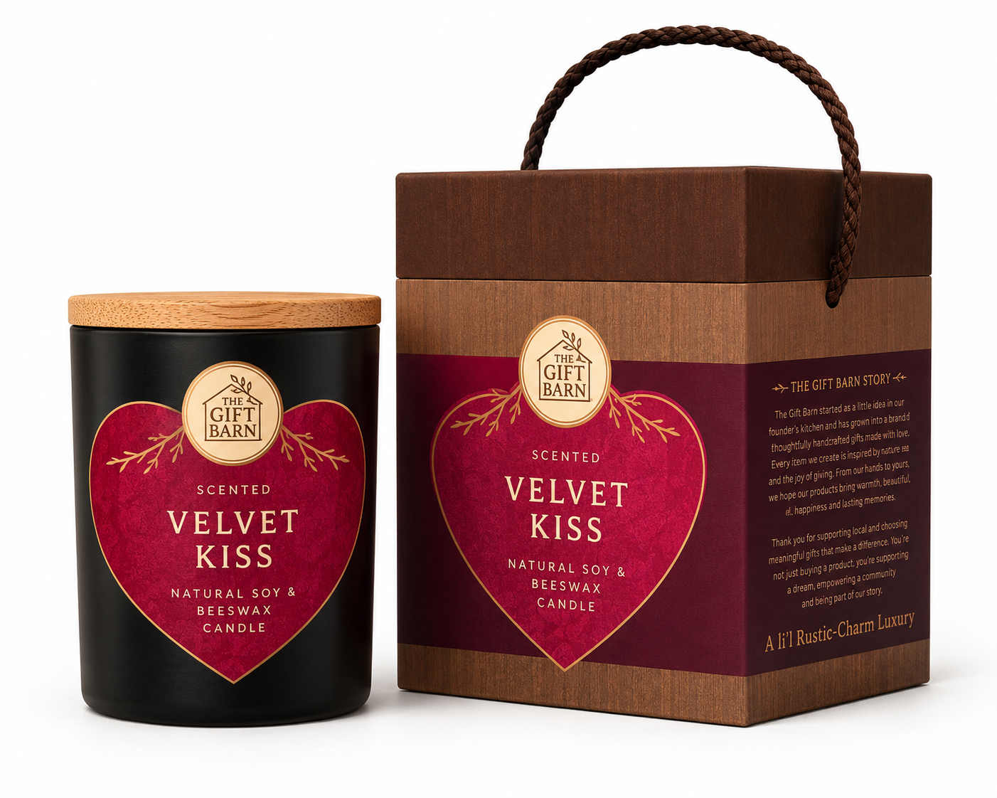 The Gift Barn Velvet Kiss Double wicks