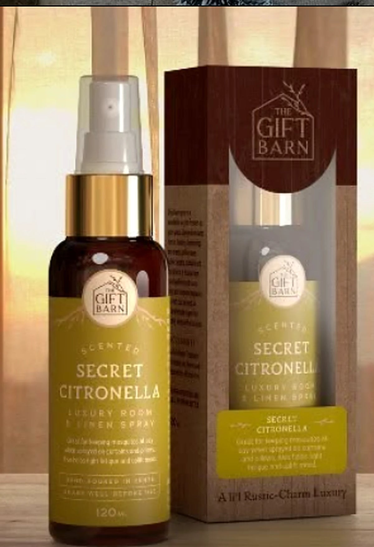 The Gift Barn Secret Citronella Room/linen mist