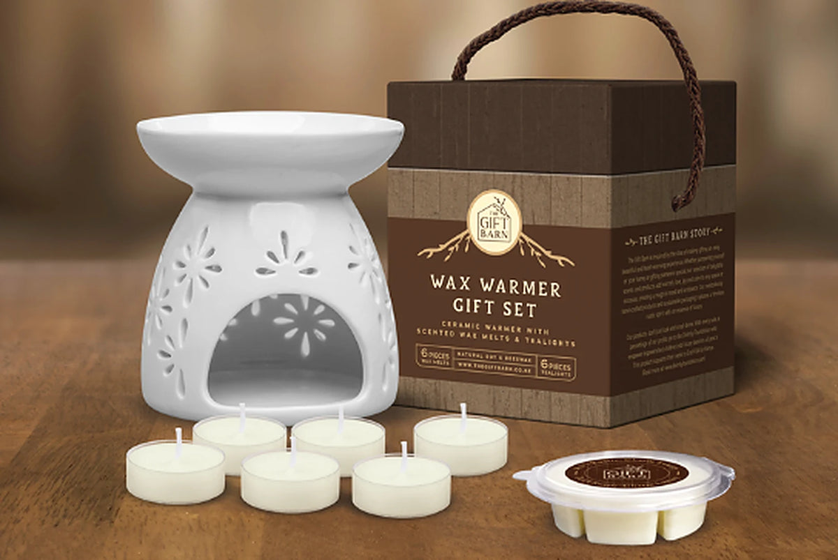 The Gift Barn Wax Warmer Gift Set