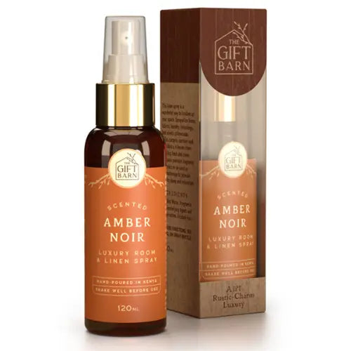 The Gift Barn Amber Noir Room/ Linen Mists
