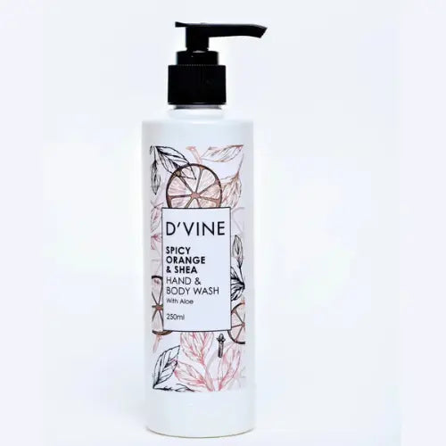 D'vine Spicy Orange & Shea 250ml Body Wash