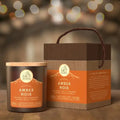 The Gift Barn Amber Noir Double wicks