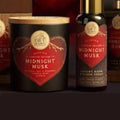 The Gift Barn Midnight Musk Double wicks