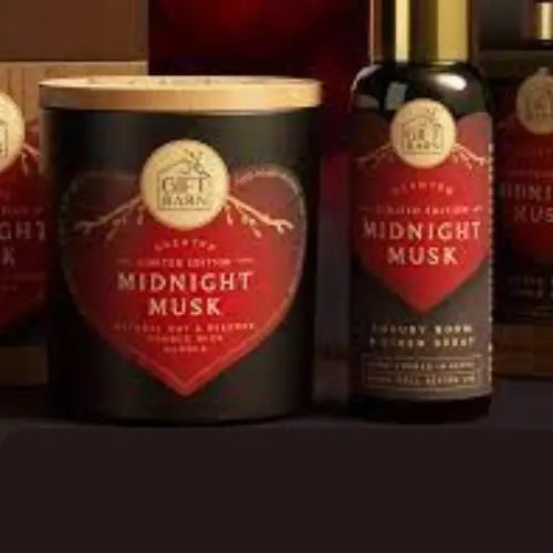 The Gift Barn Midnight Musk Room/ Linen Mists