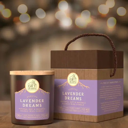 The Gift Barn Lavender Dreams Double wicks