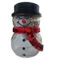 Bath & Body Works Crystal Snowman Pedestal Candle Holder