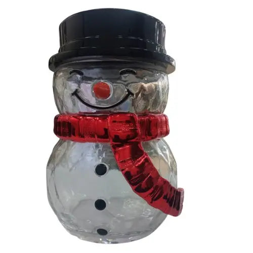 Bath & Body Works Crystal Snowman Pedestal Candle Holder
