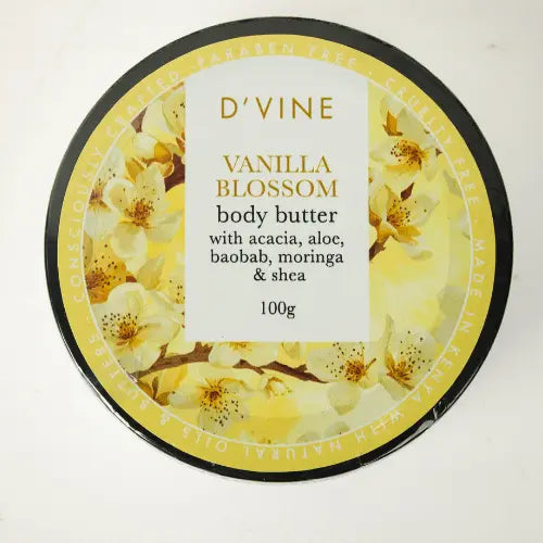 D'vine Vanilla Blossom 250mg Body Butter
