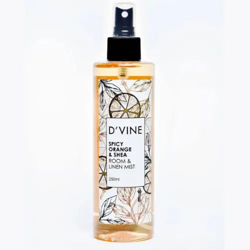 D'vine Spicy Orange & Shea Room/ Linen Mists 250ml