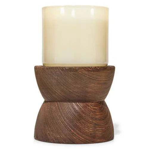 Bath & Body Works Woodgrain Pedestal Candle Holder