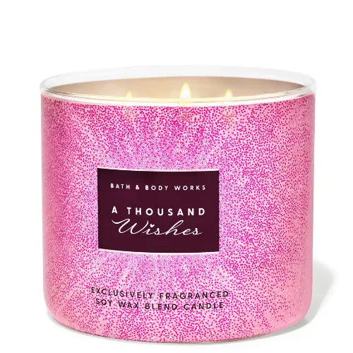 Bath & Body Works A Thousand Wishes 3 Wick candles