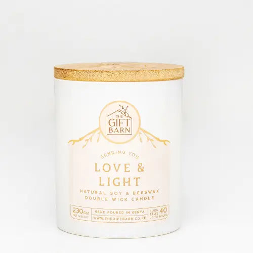 The Gift Barn Love & Light Double wicks
