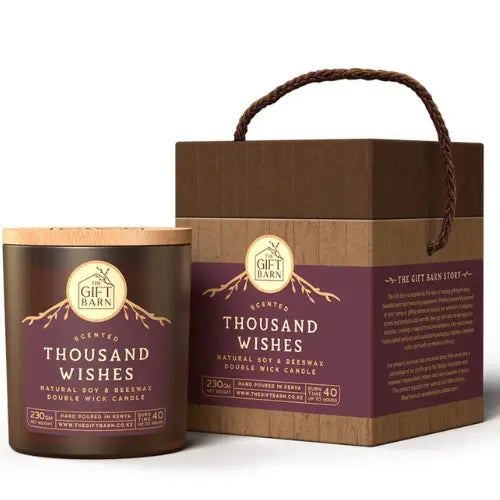 The Gift Barn Thousand Sparkles Double wicks