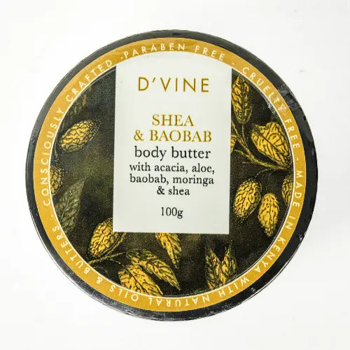D'vine Shea & Baobab 100g Body Butter