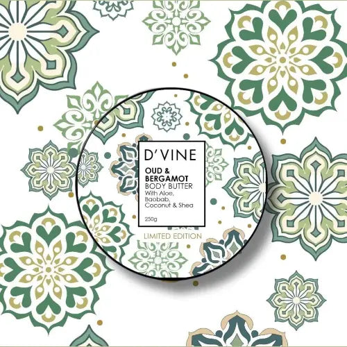 D'vine Oud & Bergamot 100g Body Butter