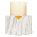 Bath & Body Works Cut Out Corner Pedestal Candle Holder