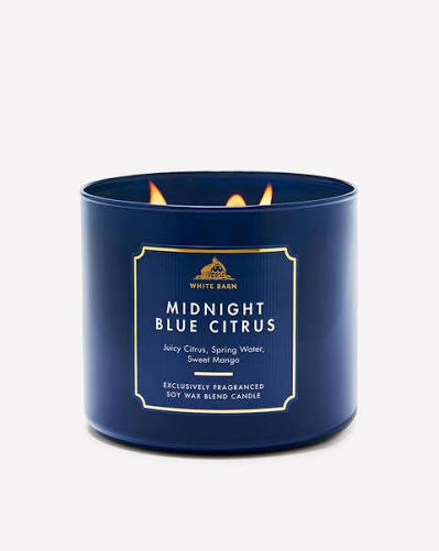 Bath & Body Works Midnight Blue Citrus 3-Wick Candle