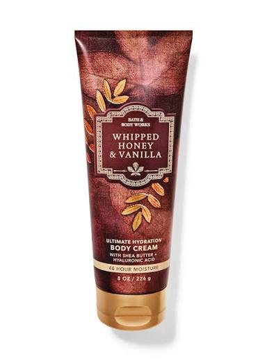 Bath & body works whipped honey & vanilla cream