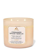 Bath & body works cinnamon spiced vanilla 3 wick candle