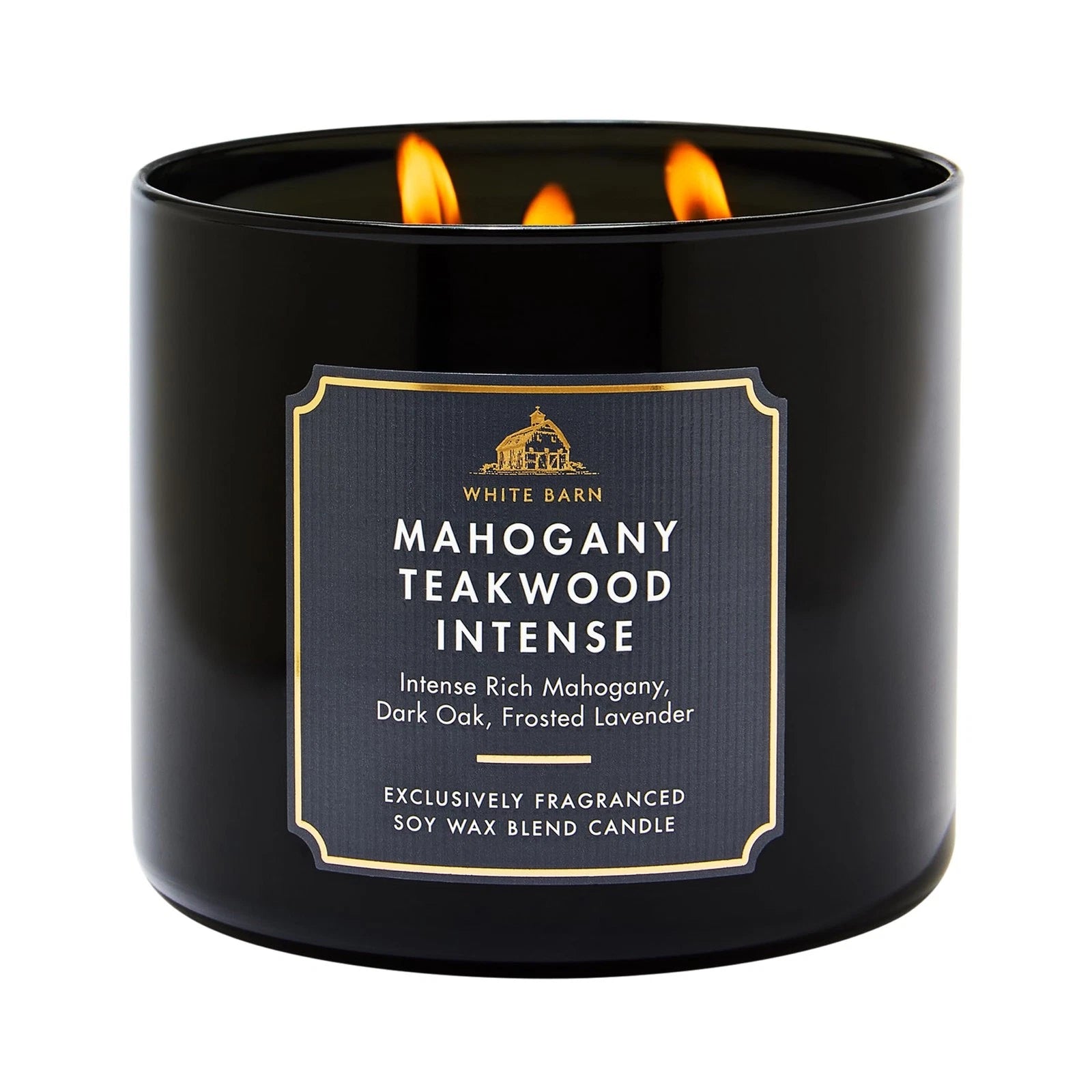 Bath& Body works Mahogany Teakwood intense 3 wick candle