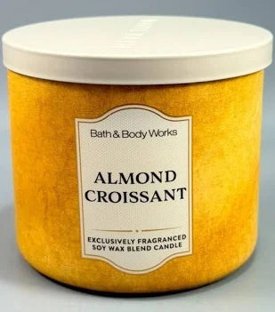 Bath & Body Works Almond Croissant 3-Wick Candle