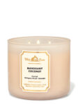 Mahogany Coconut 3 Wick Candle