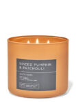 Spiced Pumpkin & Patchouli 3 Wick Candle