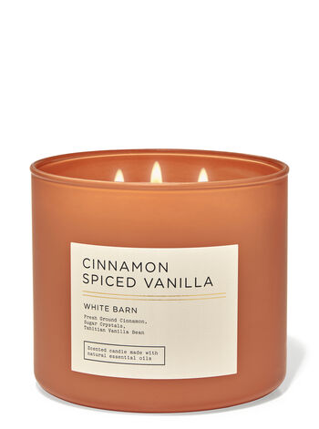 Cinnamon Spiced Vanilla 3 Wick Candle