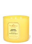 Sugared Lemon Zest 3 Wick Candle