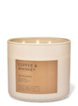 Coffee & Whiskey 3 Wick Candle