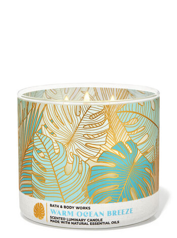 Warm Ocean Breeze 3 Wick Candle