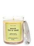 White Tea Sage 8oz Single Wick Candle