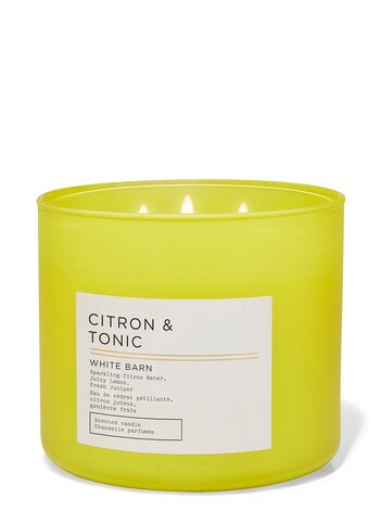 Citron and Tonic 3 Wick Candle