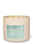 Palo Santo & Sage 3 Wick Candle