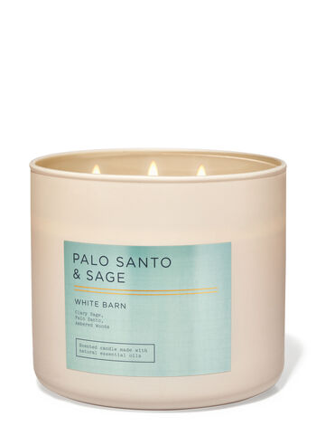 Palo Santo Sage 3 Wick Candle