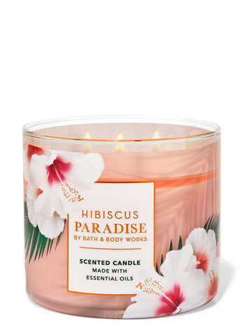 Hibiscus Paradise 3 Wick Candle Refill