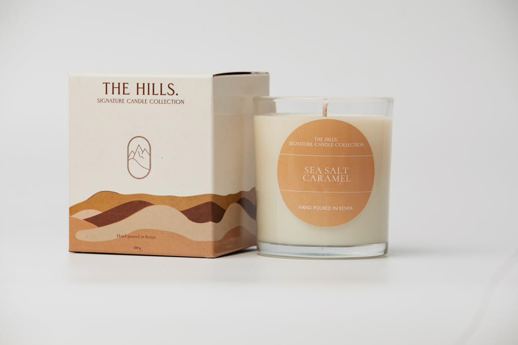 Sea Salt and Caramel Single Wick Candle