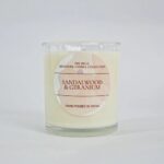 Sandalwood and Geranium Single Wick Candle