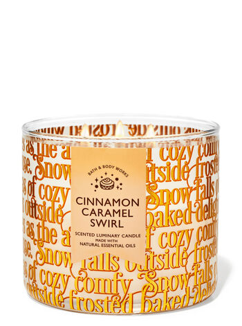 Cinnamon Caramel Swirl 3 Wick Candle