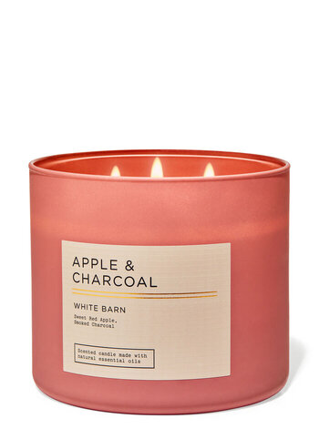 Apple Charcoal 3 Wick Candle